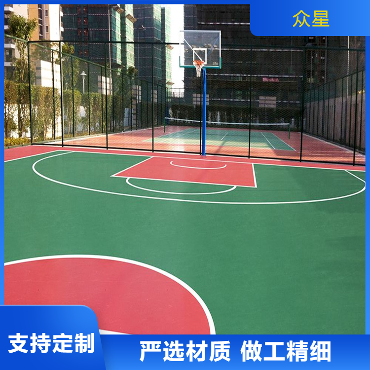 德州市篮球场硅PU篮球场硅PU - 方案